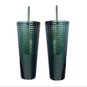 STARBUCKS | HOLIDAY 2021 GREEN GLITTER VENTI TUMBLER